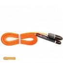 Micro USB Kabel Apple Lightning Ladekabel Datenkabel alle iOS orange - neon