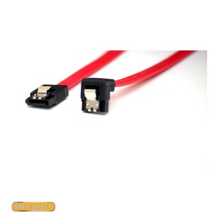 iRepair S-ATA SATA Festplattenkabel rot 0,45m 45cm Daten Kabel intern gewinkelt